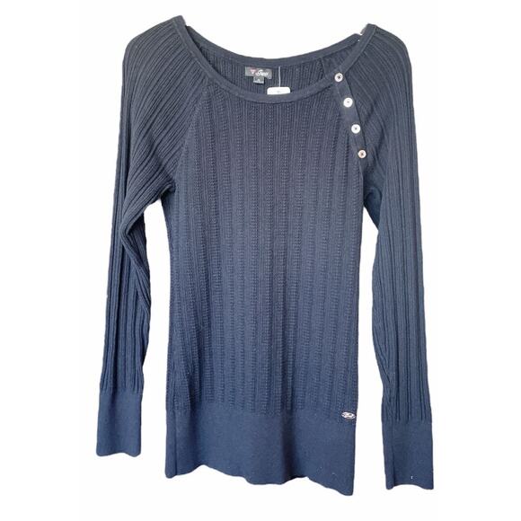 Guess Tops - Guess Textured Knit Long Sleeve Thermo Top Size XL